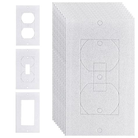 thick junction box gaskets|wall outlet insulation gaskets.